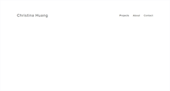 Desktop Screenshot of christina-huang.com